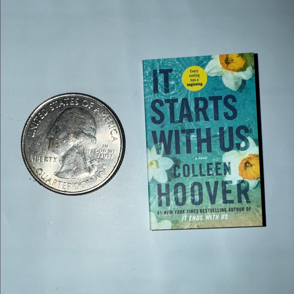 Mini Brands Book 'It Starts With Us' by Colleen Hoover